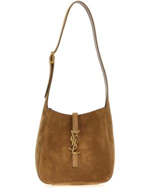 Saint Laurent Le 5 À 7 Baby Shoulder Bag - Brown