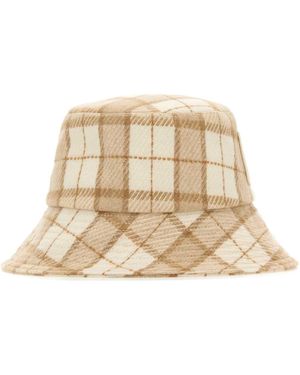 Helen Kaminski Embroidered Wool Blend Clarion Bucket Hat - Natural