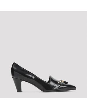 Celine Queen Court Shoes Goat Leather - Black