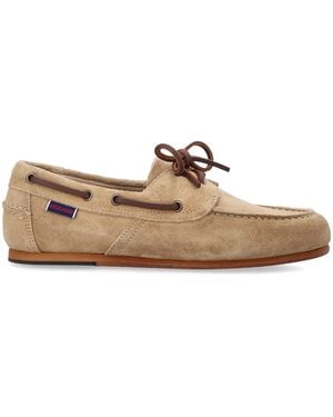 Sebago Owen Suede Boat Shoes - White
