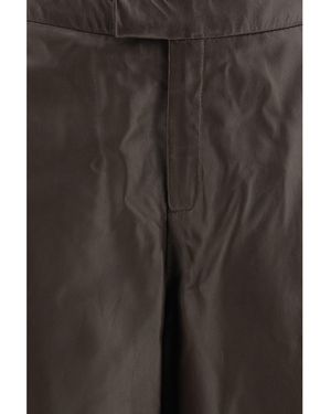 Arma Arma Leather Pants - Gray