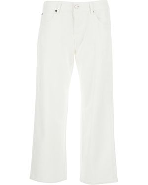 Roy Rogers Js) New Oskar Light Bull Tencel Old Reverse Optic Jean - White