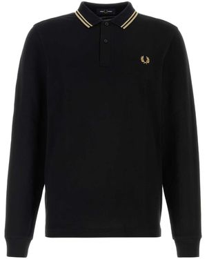 Fred Perry Piquet Polo Shirt - Black