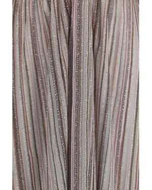 Missoni Sequin Cardigan Dress Viscose - Brown