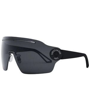 Dior Sunglasses Shield Rimless, Matte Frame And Smoke Lens Pacificm1U11A0 - Blue