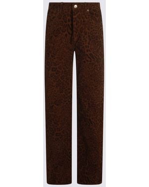 Twinset Cotton Denim Jeans - Brown