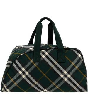 Burberry 'Shield' Large Travel Bag - Black