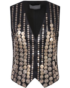 Alberta Ferretti Vests - Black