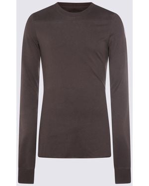 Moncler Dark Cotton Girder Knitwear - Brown