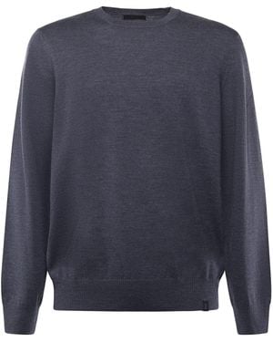 Fay Sweaters Virgin Wool - Blue