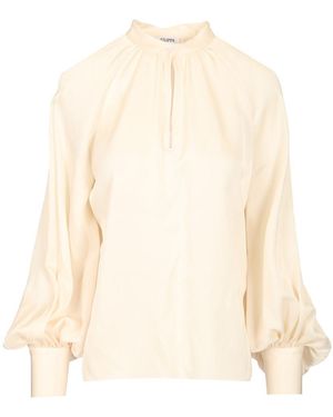 Filippa K Draped Blouse - Natural