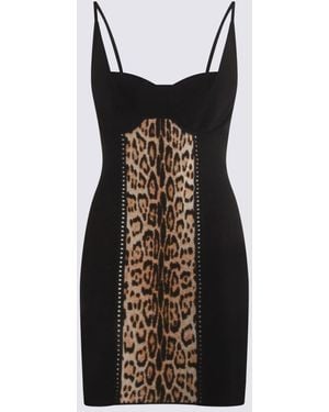 Roberto Cavalli Viscose Mini Dress - Black