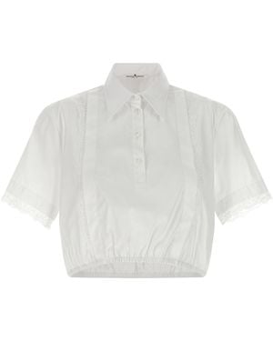 Ermanno Scervino Cotton Blouse - White
