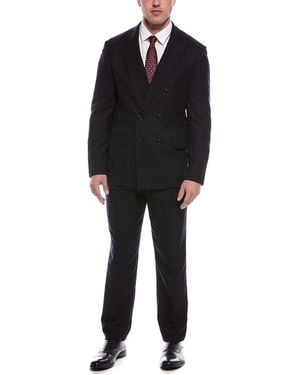 Brunello Cucinelli 2Pc Cashmere & Silk-Blend Suit - Black
