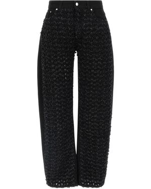 Stella McCartney Bouclé Jeans - Black