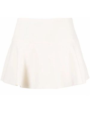 Valentino Flared-Effect Mini Skort Clothing - White