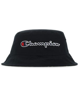 Champion Black Cotton Bucket Hat