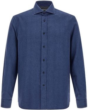 Brunello Cucinelli Cotton Blouse - Blue