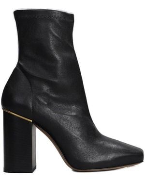 Chloé Ambre Heeled Ankle Boots - Black