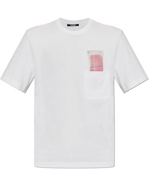 Jacquemus T-Shirt With Logo - White