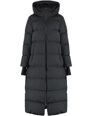 Herno Long Parka With Hood - Black