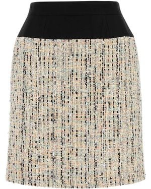 McQueen Boucle Skirt - Black