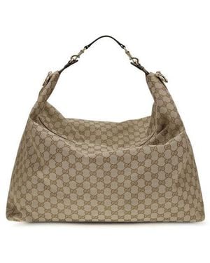 Gucci Beige Fabric Shoulder Bag - Multicolour