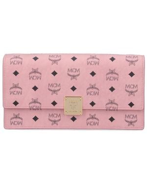MCM Wallets Polyurethane - Pink
