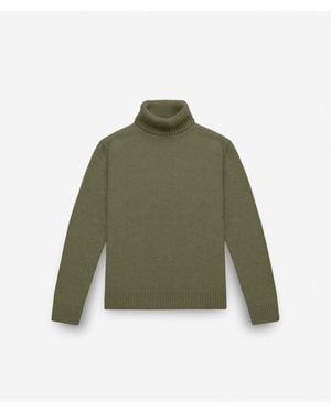 Larusmiani Turtleneck Sweater Diablerets Sweater - Green