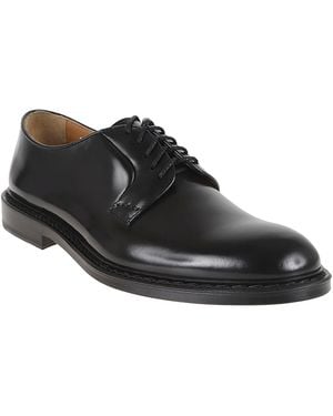 Doucal's Derby Pelle Di Vitello; Calzature - Black