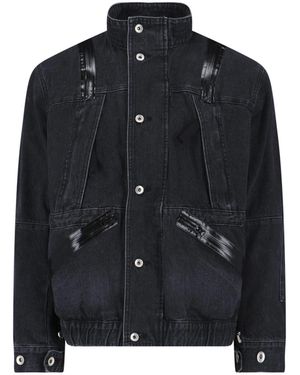 Sacai Jackets Cotton - Black
