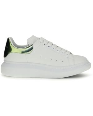 McQueen Leather Sneakers - White