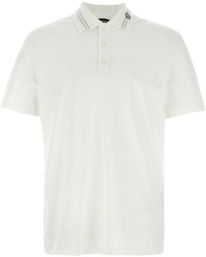 Versace Medusa Embroidery Polo - White