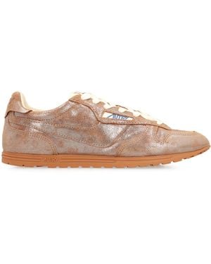 Autry Windspin Low-Top Sneakers Cow Hide Sneakers - Brown