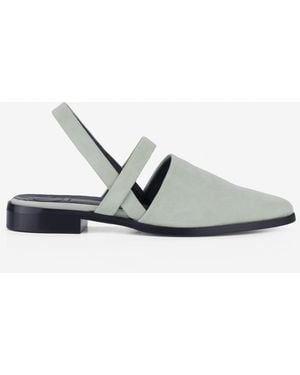 CB Made In Italy Suede Flats Vega - White