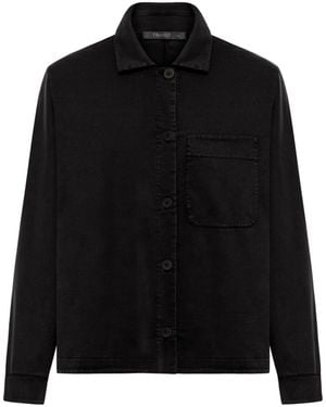 Transit Stretch Cotton Satin Jacket/Shirt - Black