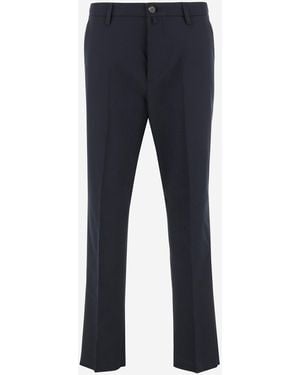 Jacob Cohen Stretch Cotton Blend Trousers - Blue