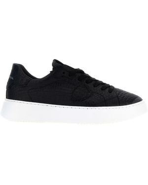 Philippe Model 'Temple Low ' Trainers - Black