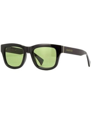 Gucci Sunglasses Square Full Rim, Frame And Lens Gg1135S001 - Green