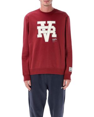 Diadora Diadora Run Valley Logo Sweatshirt - Red