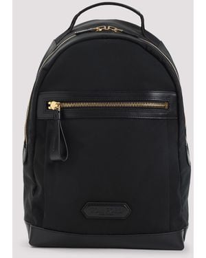 Tom Ford Polyester Backpack - Black