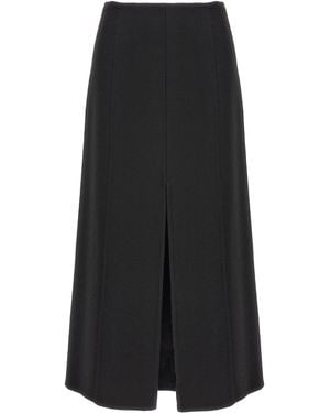 Ermanno Scervino Long Cloth Skirt - Black