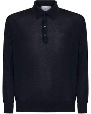 D 40 Virgin Wool Knit Shirt - Blue
