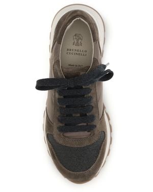 Brunello Cucinelli Sneakers Active Calf Leather Sneakers - Brown