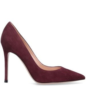 Gianvito Rossi With Heel Upper: Suede - Purple