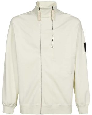 A_COLD_WALL* Full Zip Cotton Hoodie - White