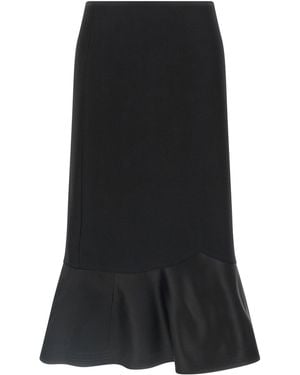 Fendi Grain De Poudre Skirt - Black