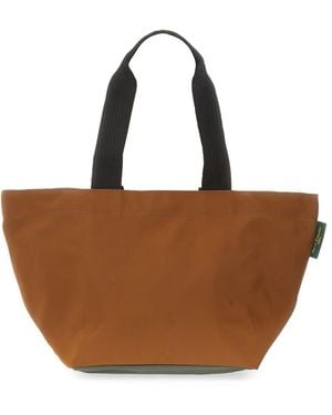 Herve Chapelier Medium Shopping Bag - Brown
