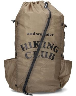 and wander Hiking Club Backpack - Gray