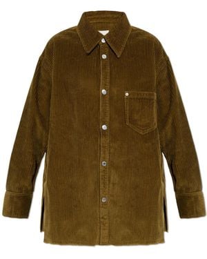 Ami Paris Corduroy Shirt - Green